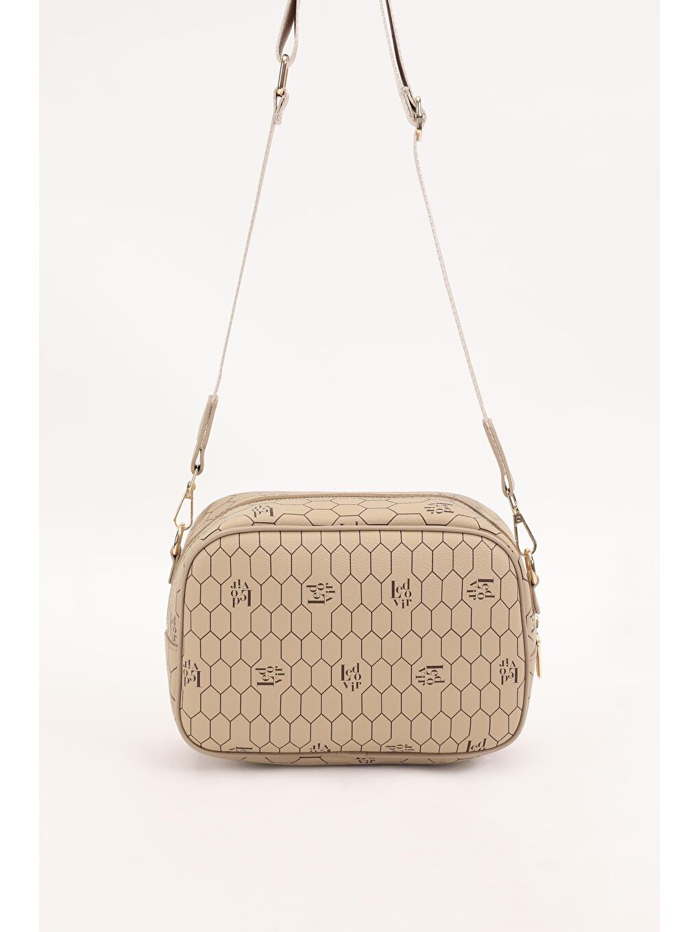 Bej Vizon Kadın Omuz Çantası 930193-2