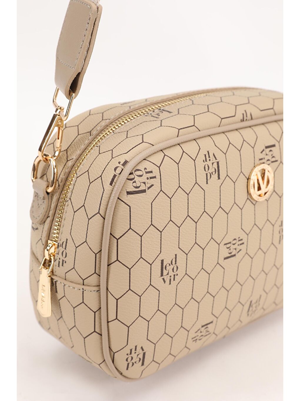 Bej Vizon Kadın Omuz Çantası 930193-3