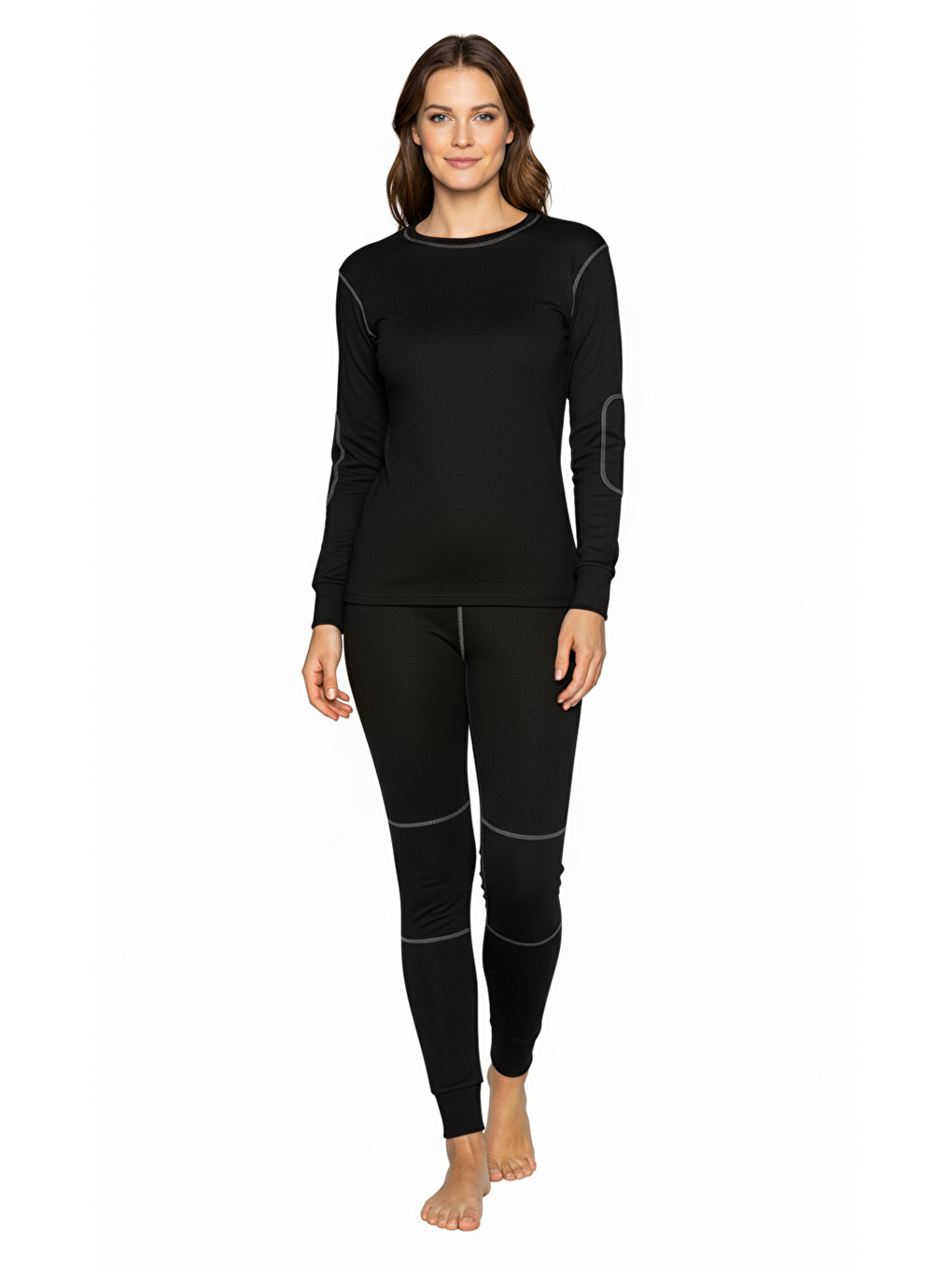 Siyah Active Plus Yetişkin Termal İçlik Set SİYAH-3