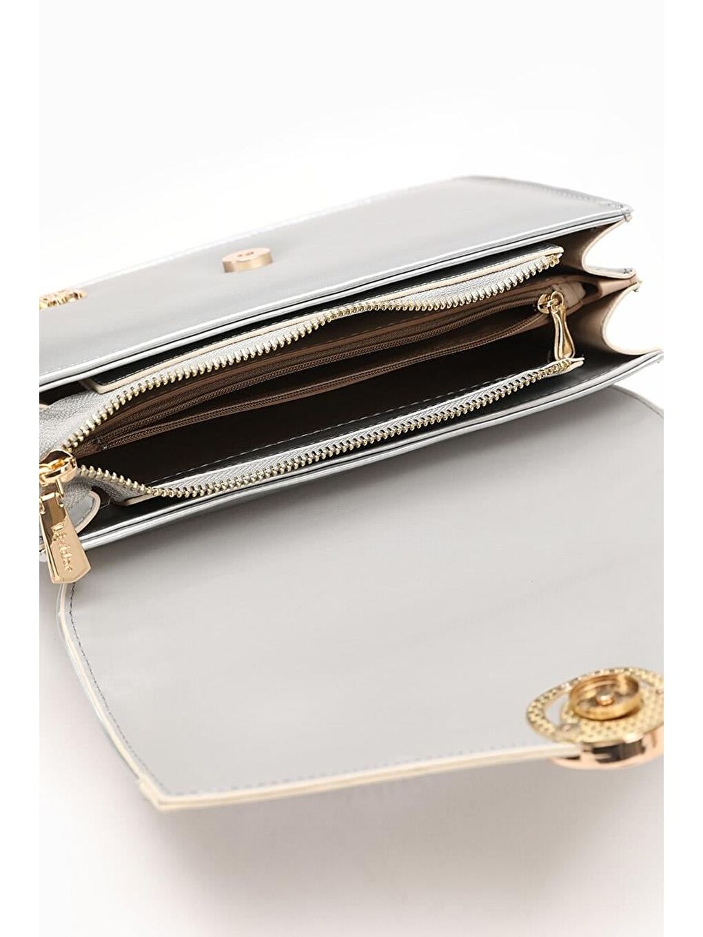 Gri Gümüş Kadın Omuz Çantası 930128-3