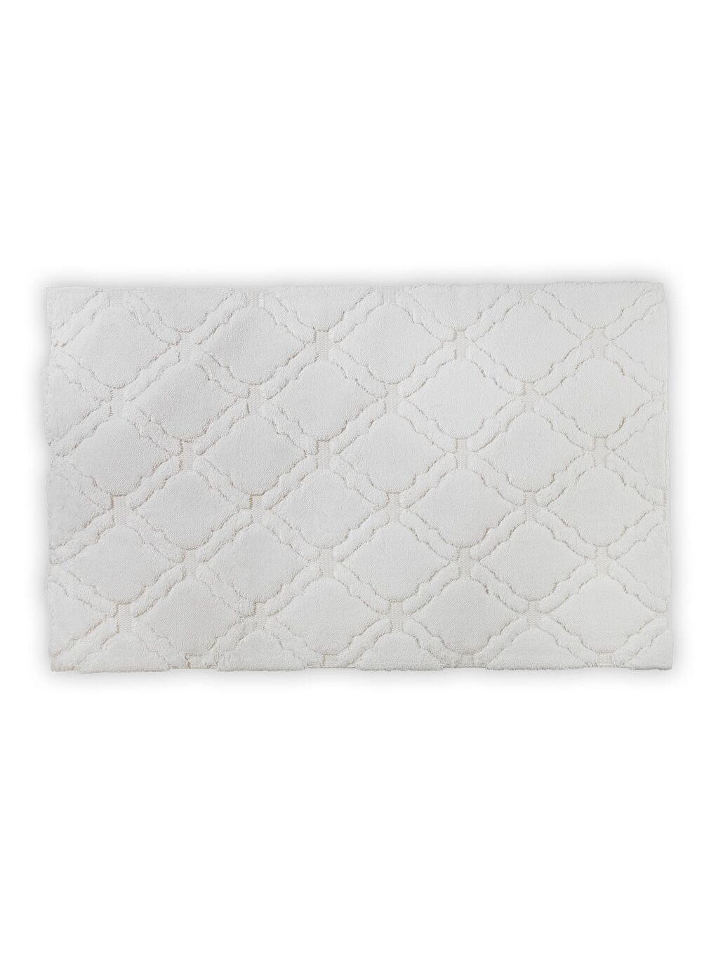 Ekru Floss Pamuk 2'li Banyo Paspası-Krem-1