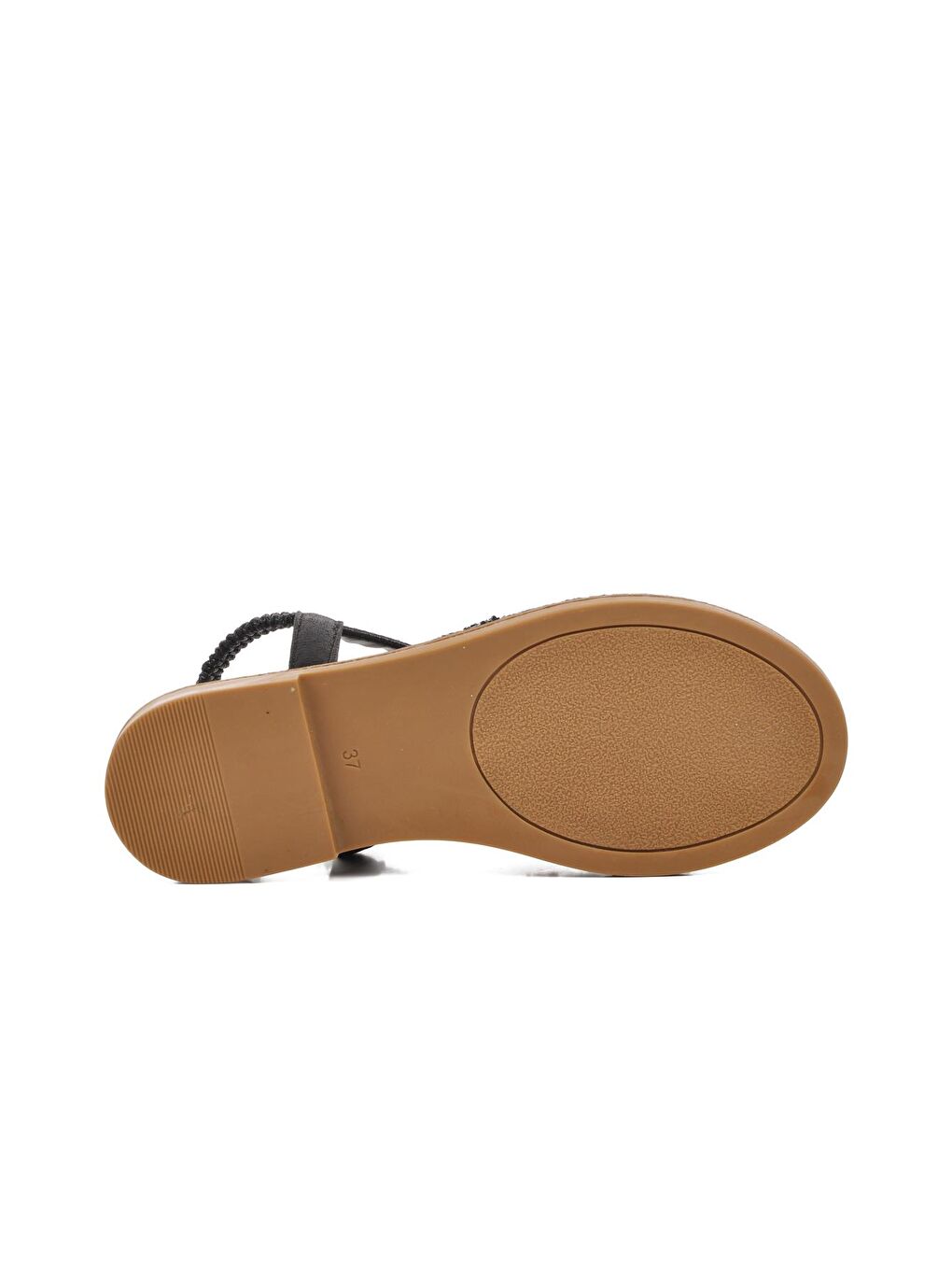 Siyah İnce Taban Kadın Sandalet 286069-4