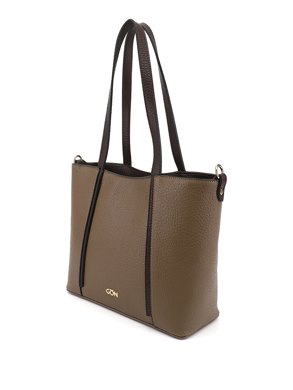 Bej Kadın BEJ-VİZON Uzun Askılı El ve Omuz Çantası-2