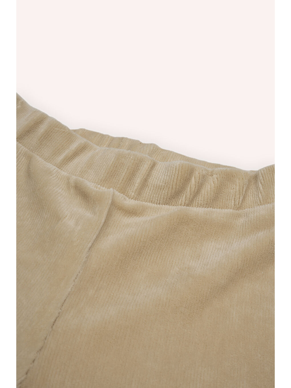Bej Kız Çocuk Fitilli Tayt-2