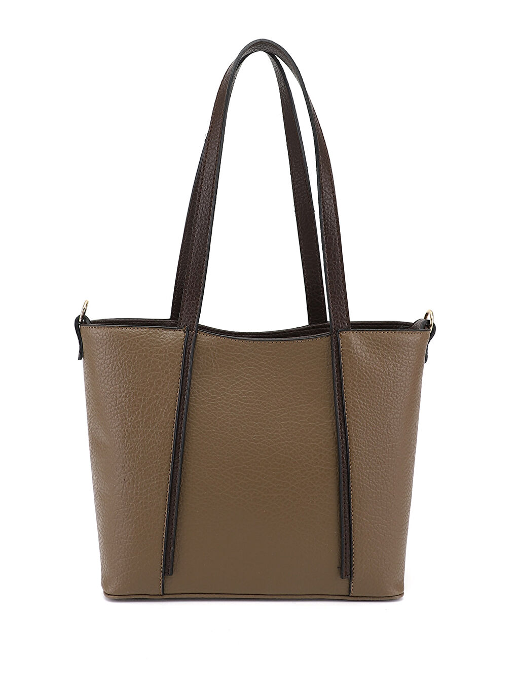 Bej Kadın BEJ-VİZON Uzun Askılı El ve Omuz Çantası-3