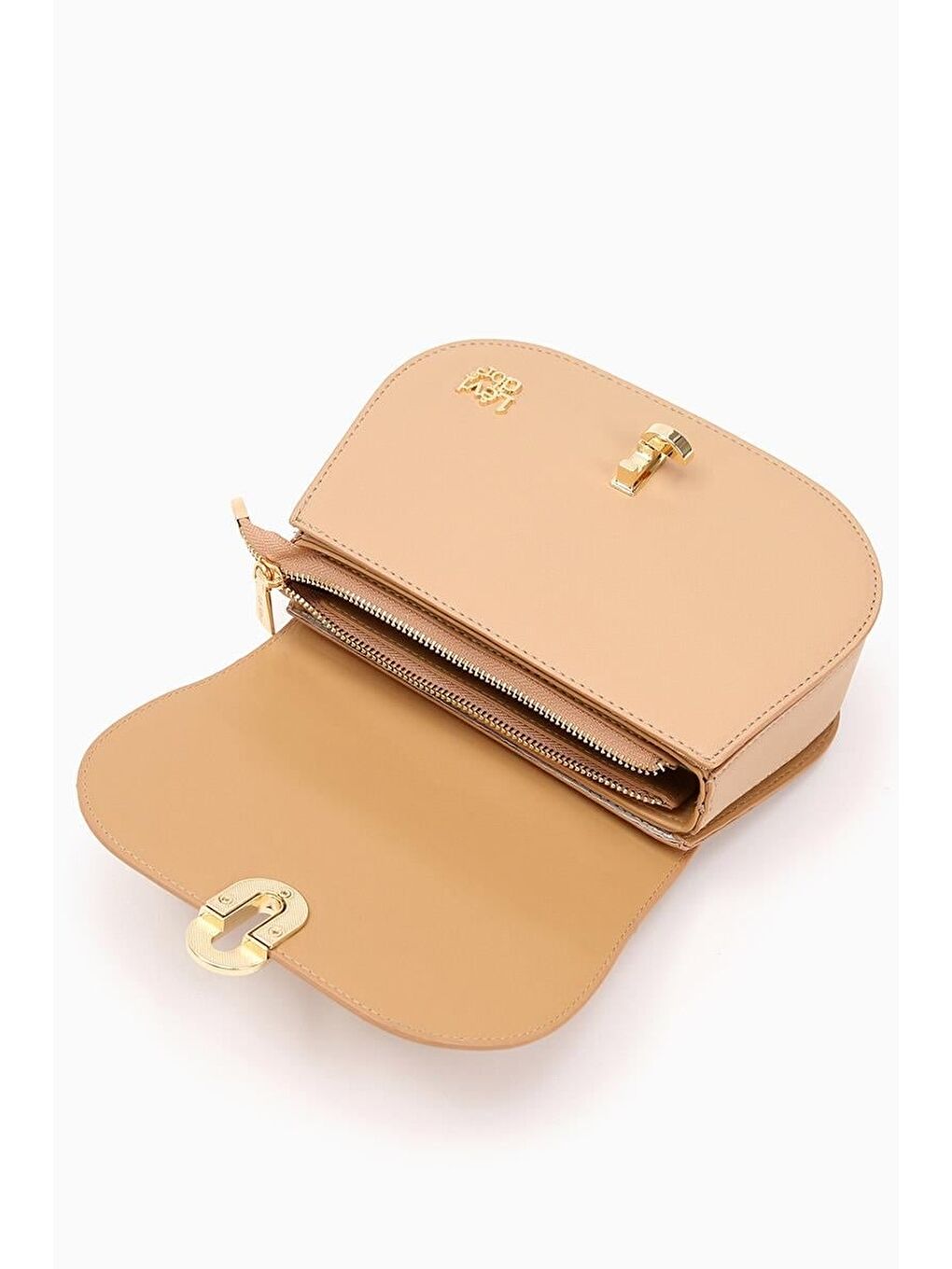 Bej Nude Kadın Omuz Çantası 930113-2