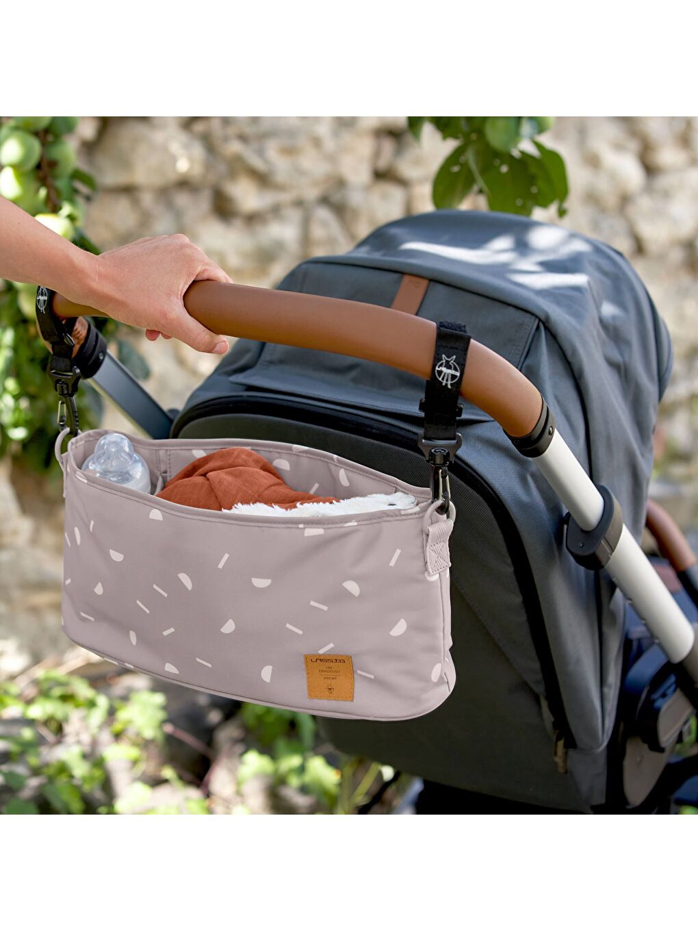 Buggy Bebek Arabası Organizer Çanta Taupe-5