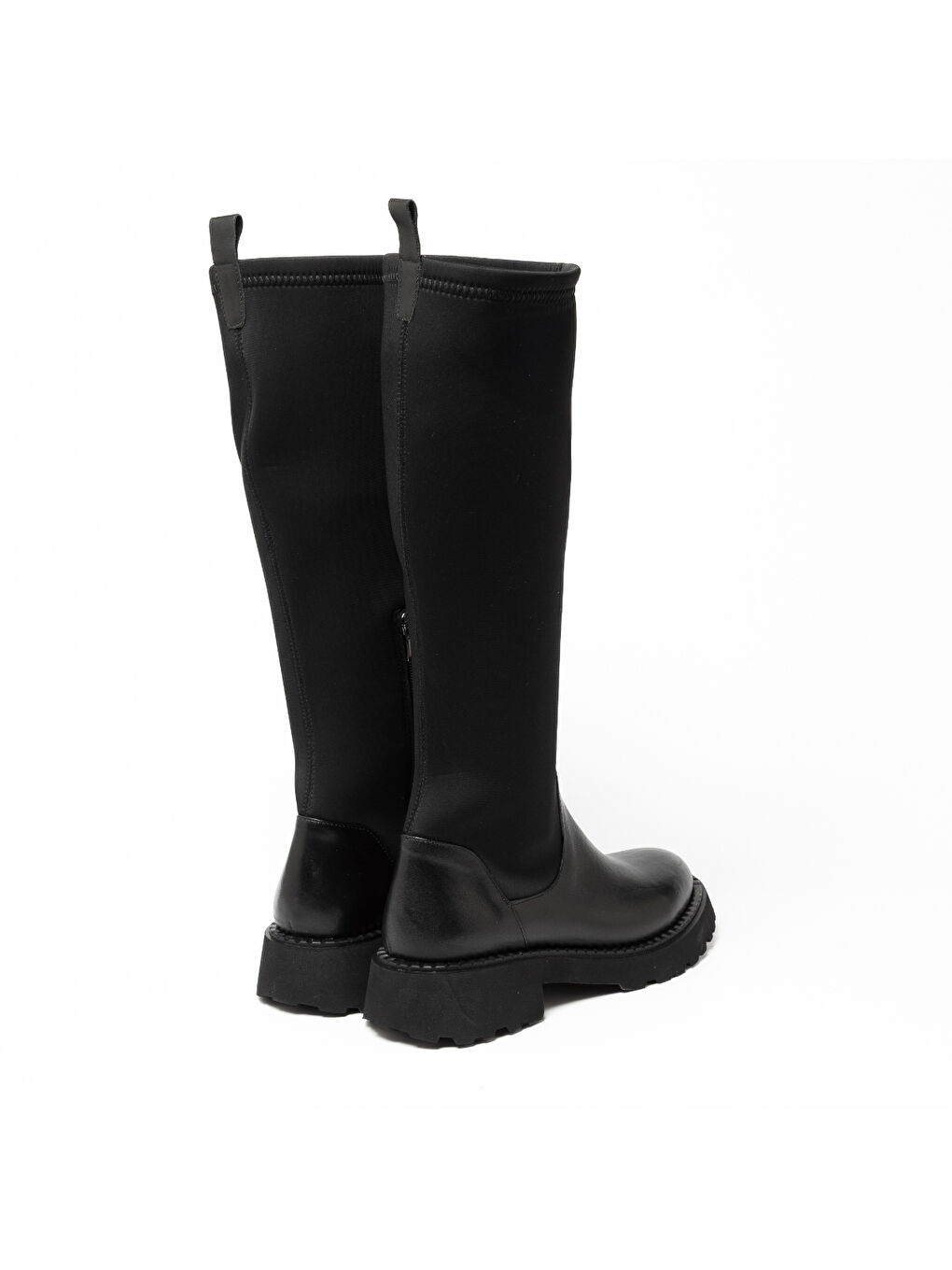 Kadın Çizme GTN-20792 Siyah Deri Siyah Strec-3