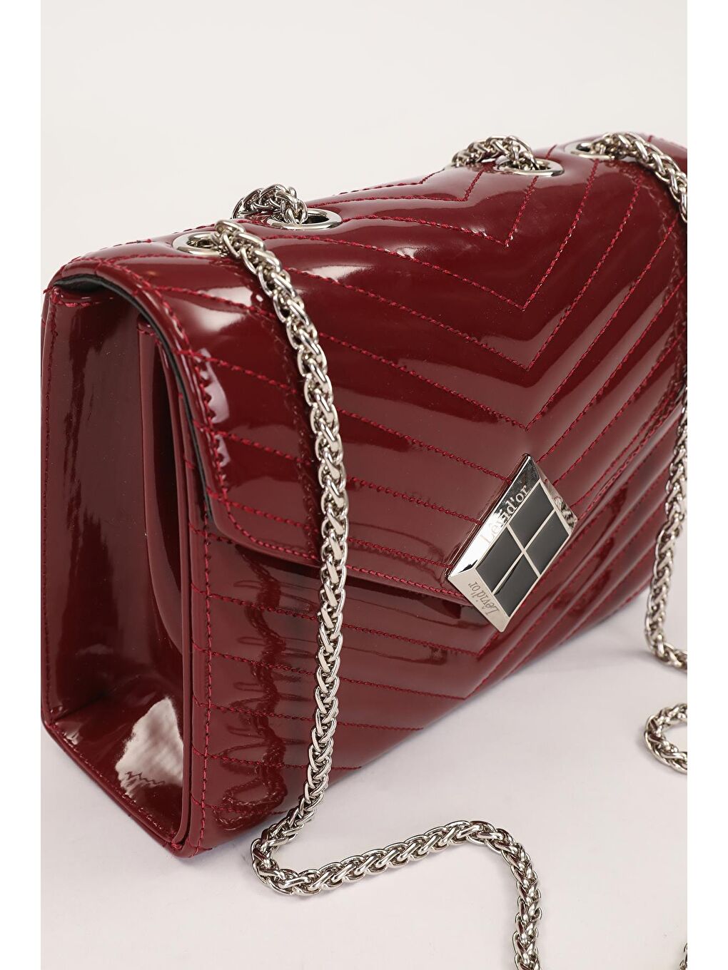 Bordo Rugan Kadın Omuz Çantası 930076-4