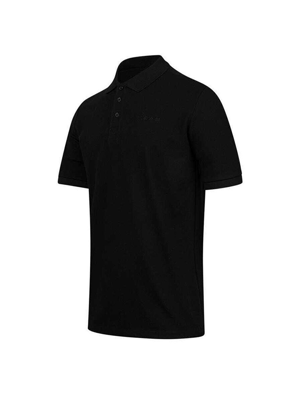 Siyah Art Erkek Polo Yaka T-shırt-1