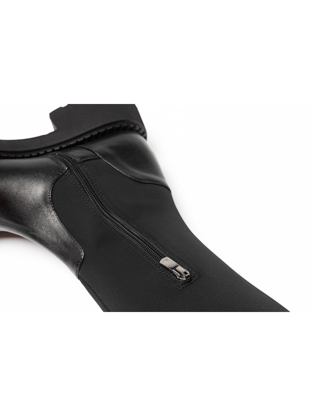 Kadın Çizme GTN-20792 Siyah Deri Siyah Strec-7