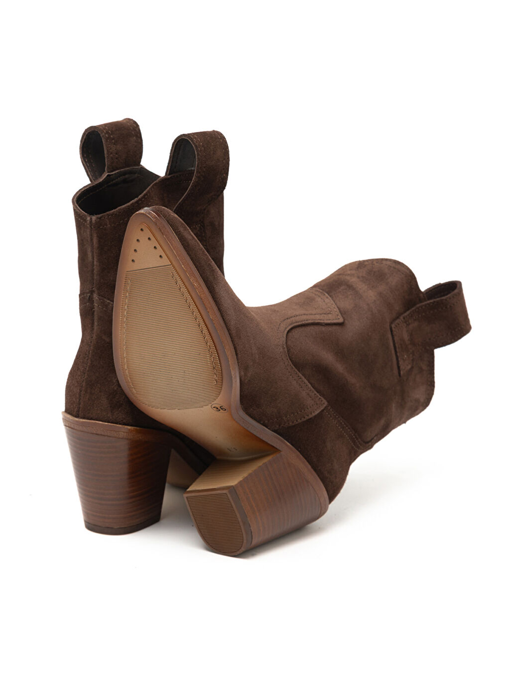 Kahverengi Kadın Bot RC-25K-001-R17301 Kahve Süet 7-4