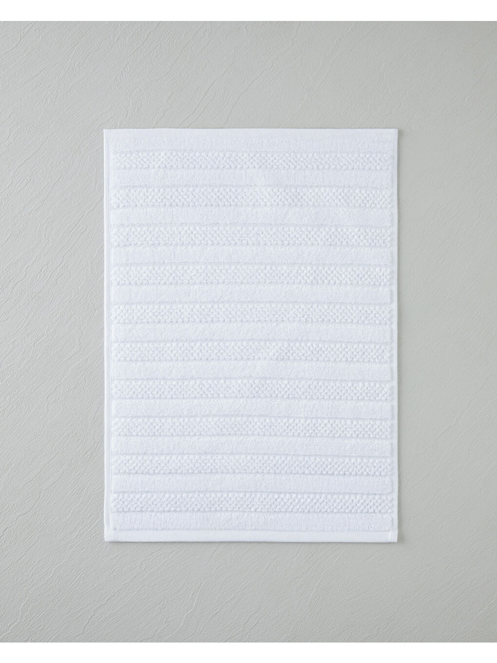 Sandy Stripe Pamuk El Havlusu 30x45 cm Beyaz