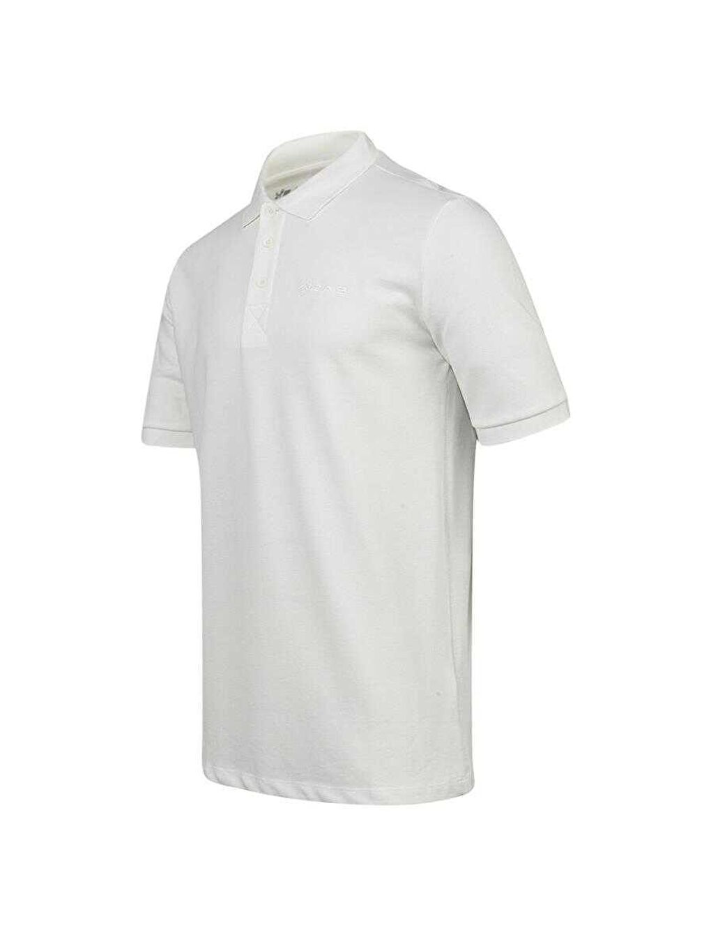 Beyaz Art Erkek Polo Yaka T-shırt-1