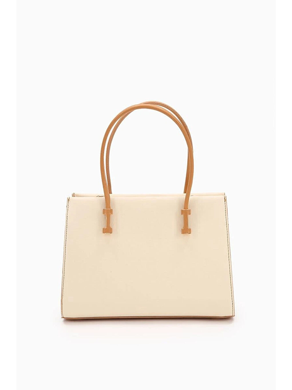 Ekru Krem Kadın El ve Omuz Çantası 930156-2