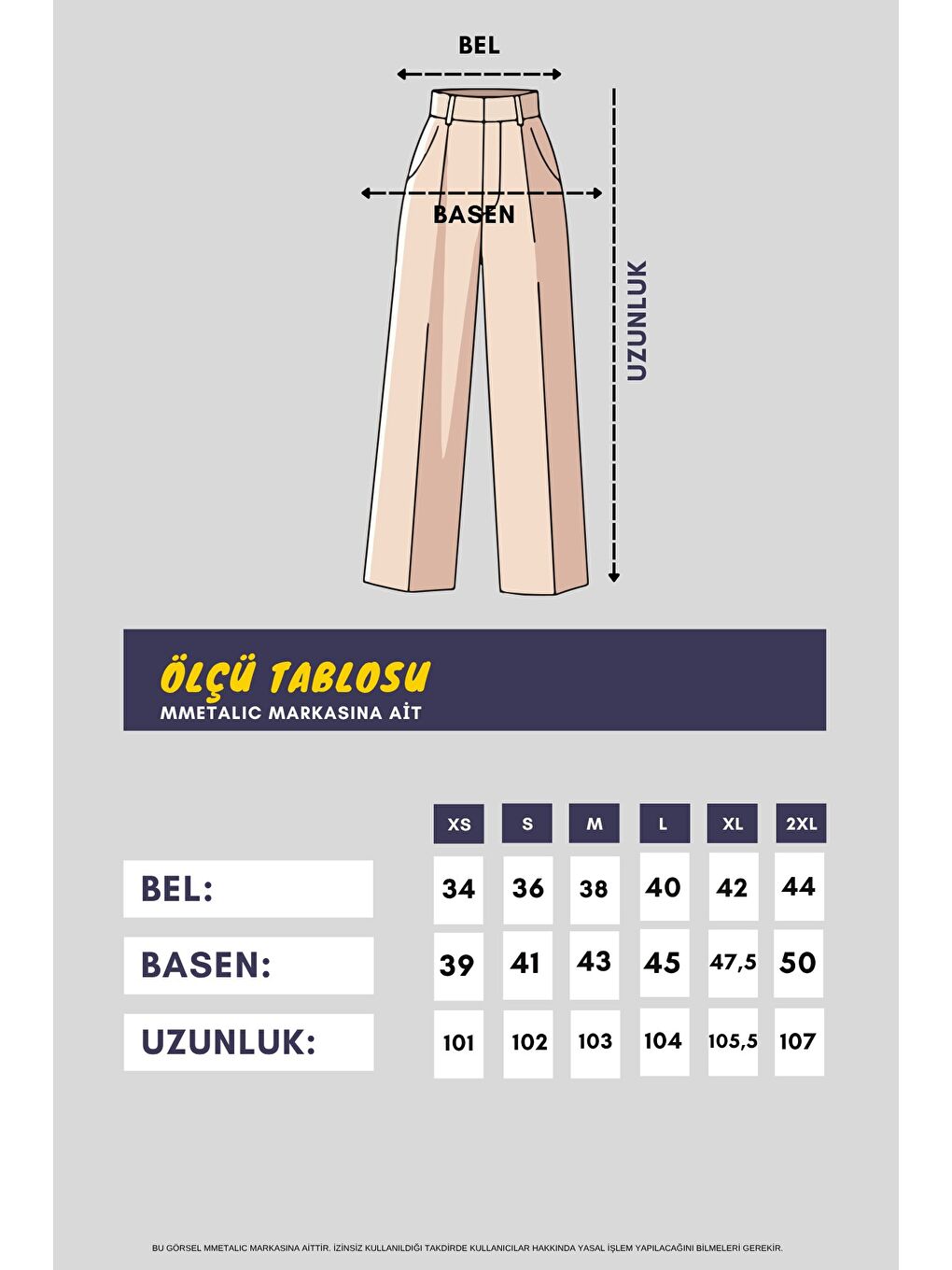 Kadın Yüksek Bel Cırt Kapama Beli Lastikli Fermuarlı Cepli Elastanlı Bej Palazzo Pantolon-6