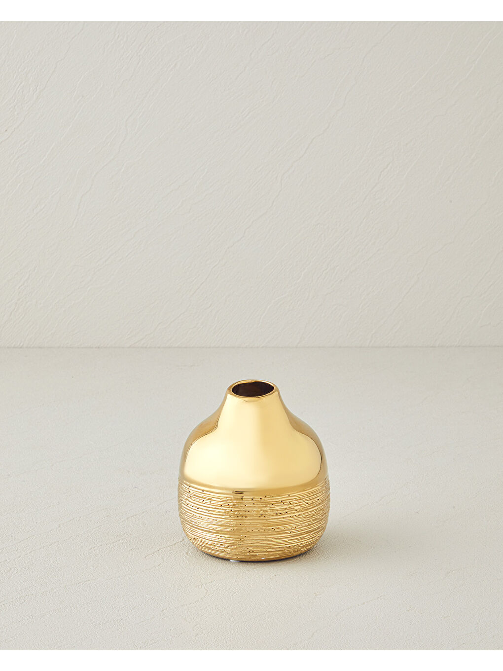 Sarı Fancy Vazo Gold