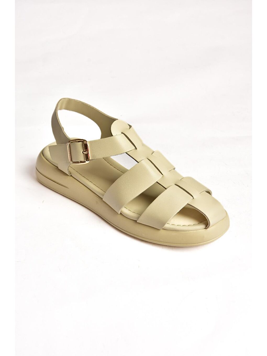 S5181060 Bej Kadın Sandalet-6