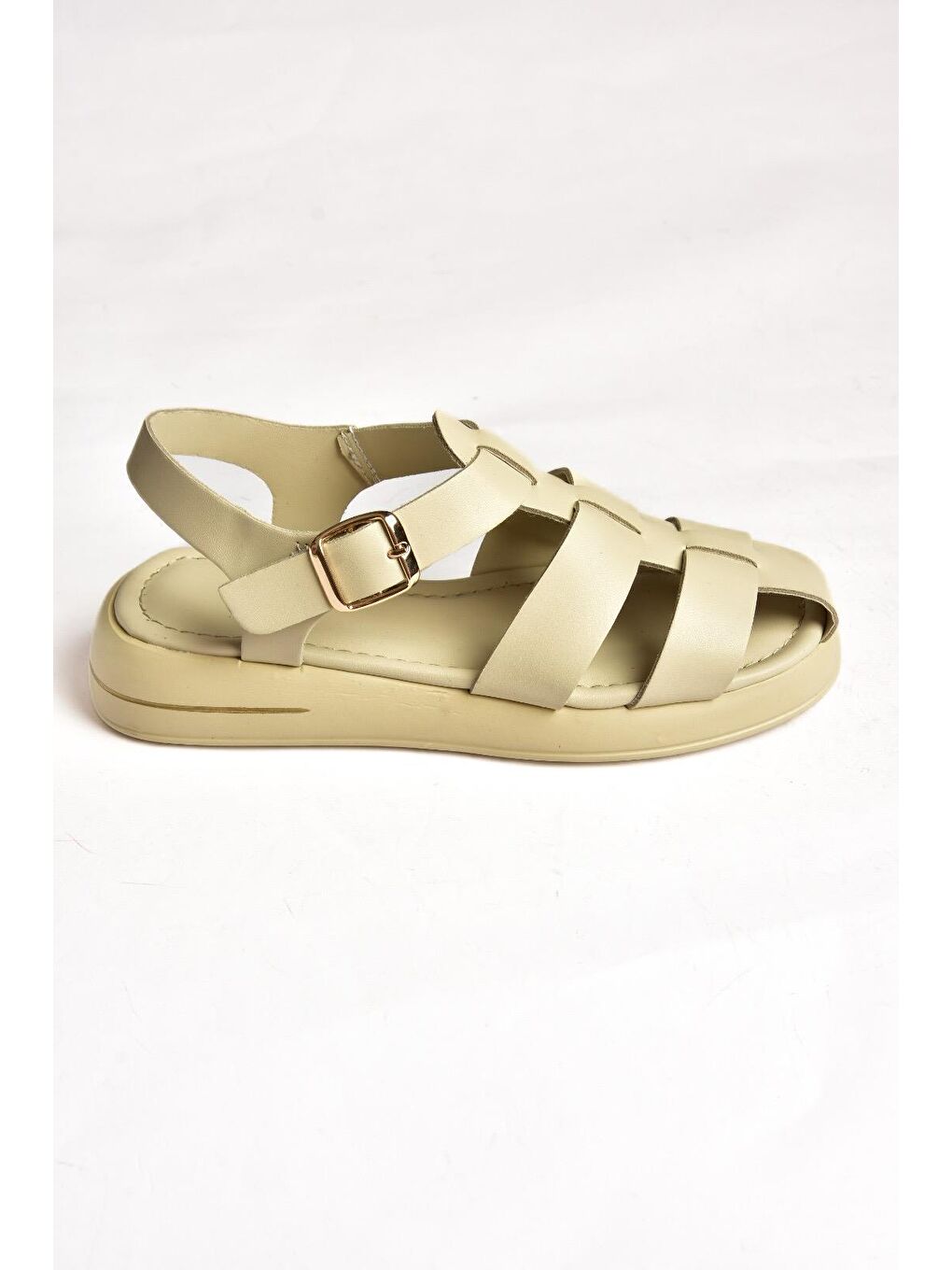 S5181060 Bej Kadın Sandalet-7