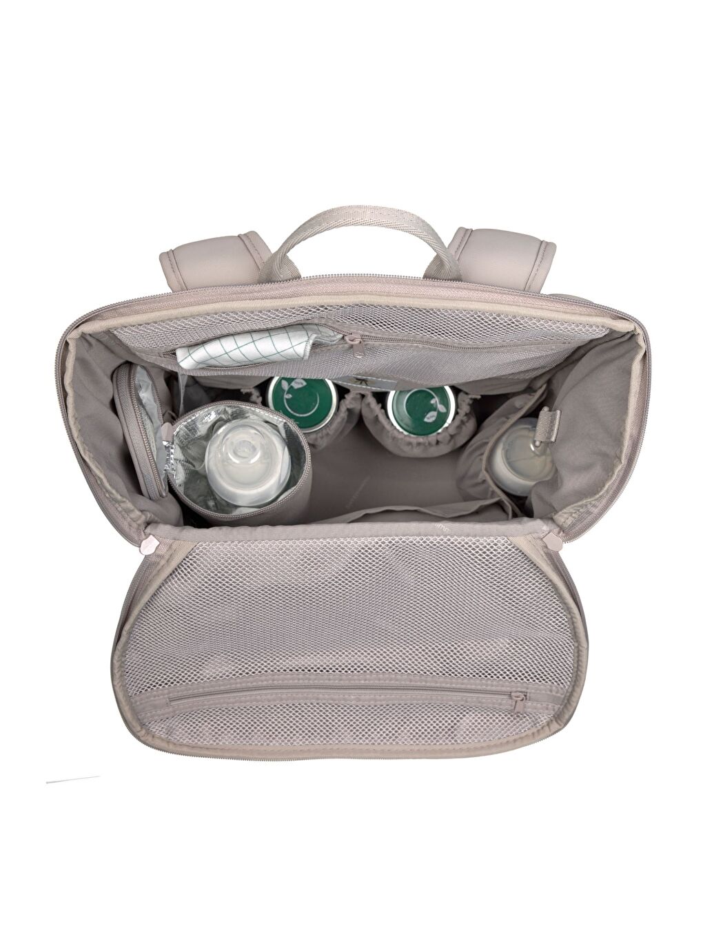 Slender Up Bebek Bakım Sırt Çantası Taupe-4