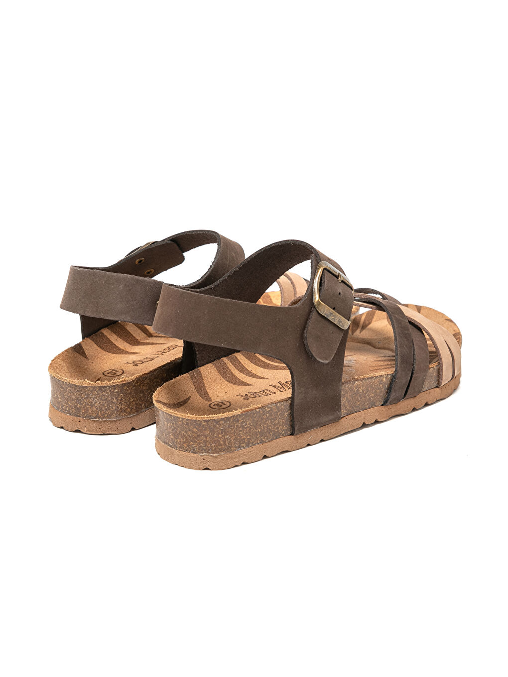 Kahverengi Kadın Sandalet MAR-25Y-175-04 Kahve Multi-3