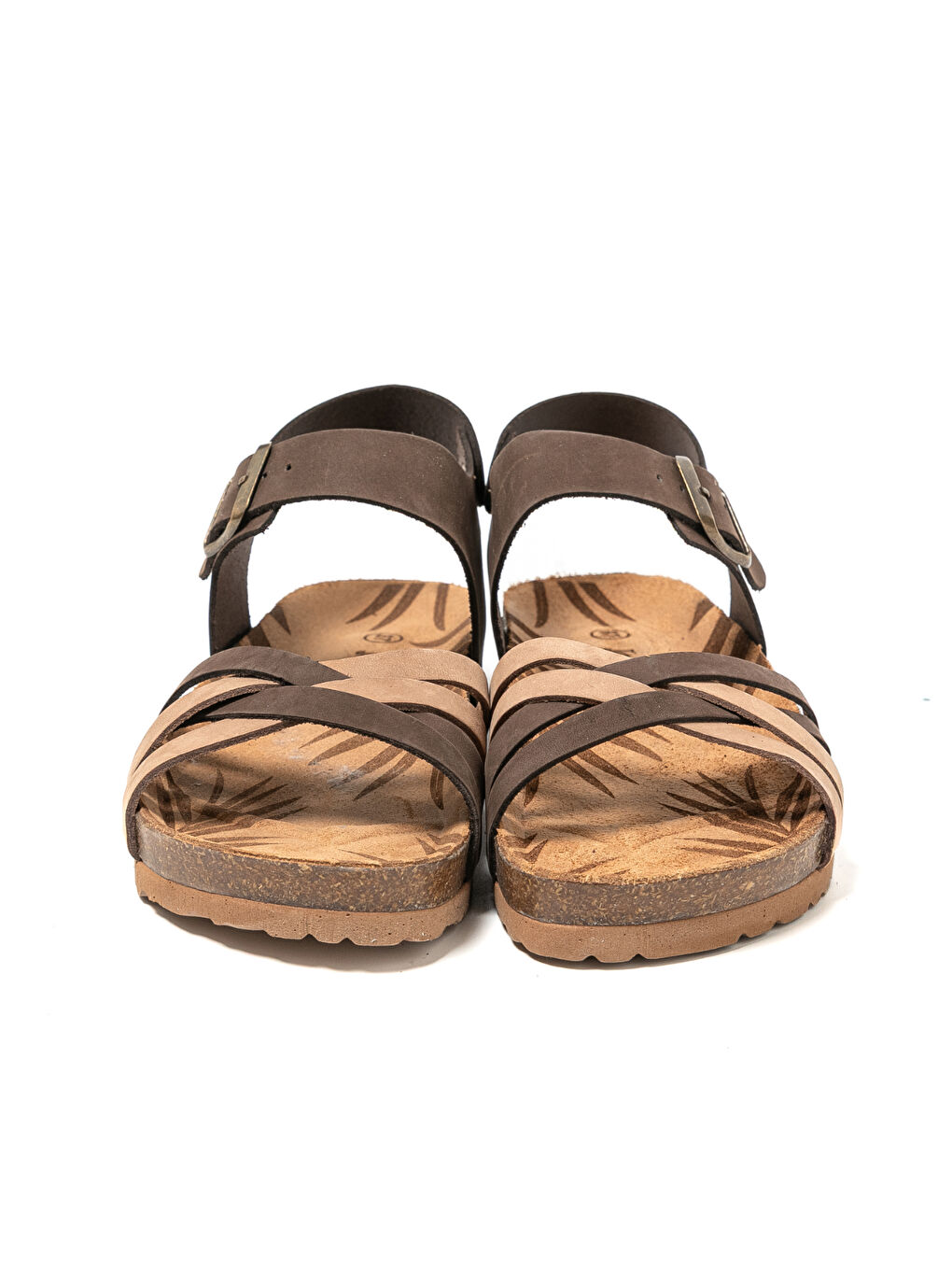 Kahverengi Kadın Sandalet MAR-25Y-175-04 Kahve Multi-5