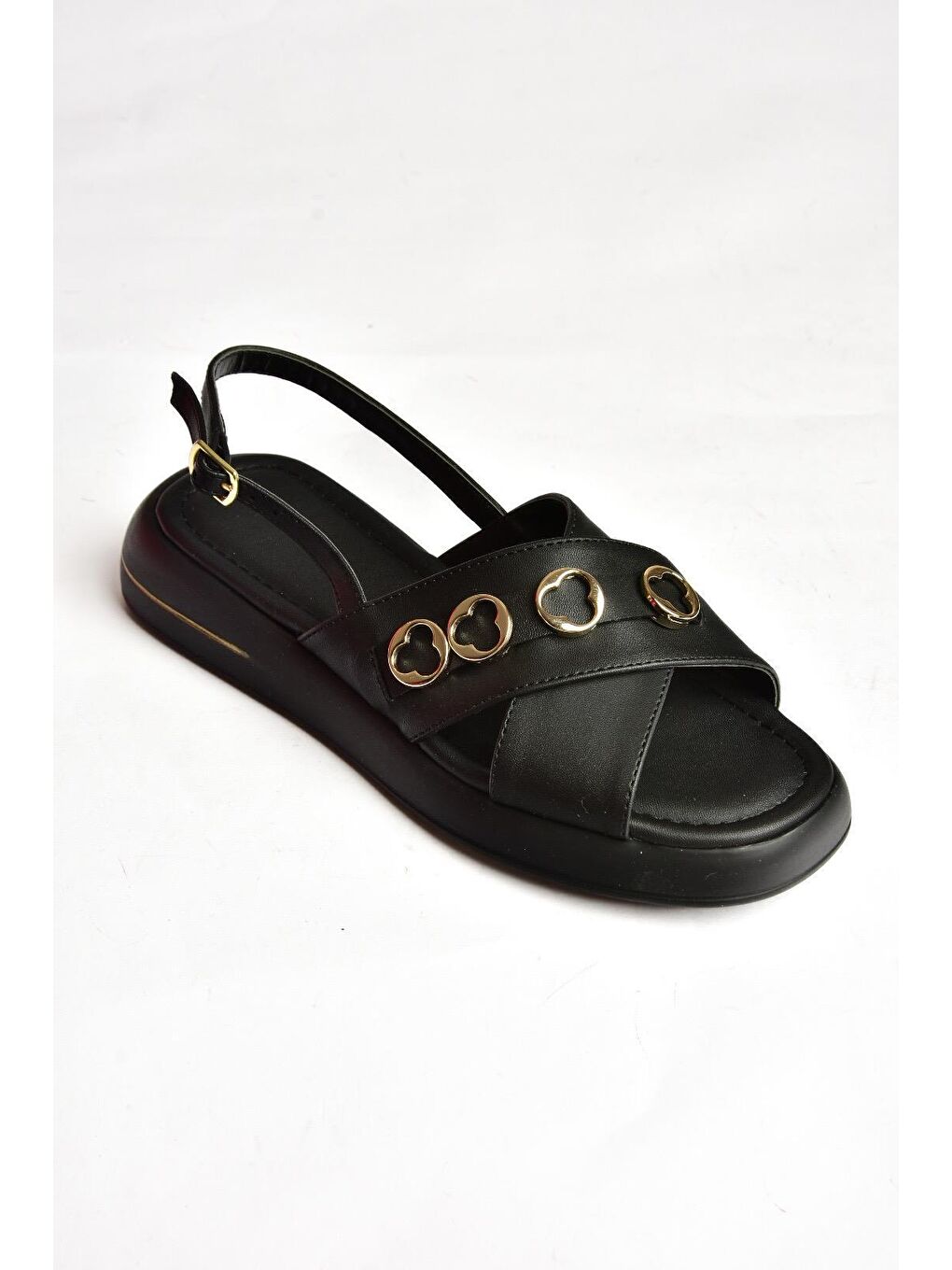 S5181058 Siyah Kadın Sandalet-1