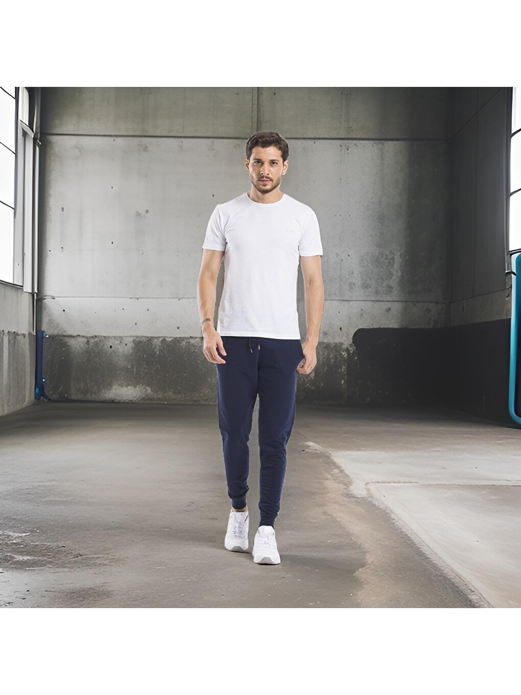 Lacivert Erkek Regular Fit Jogger Eşofman Altı Spr24ea81