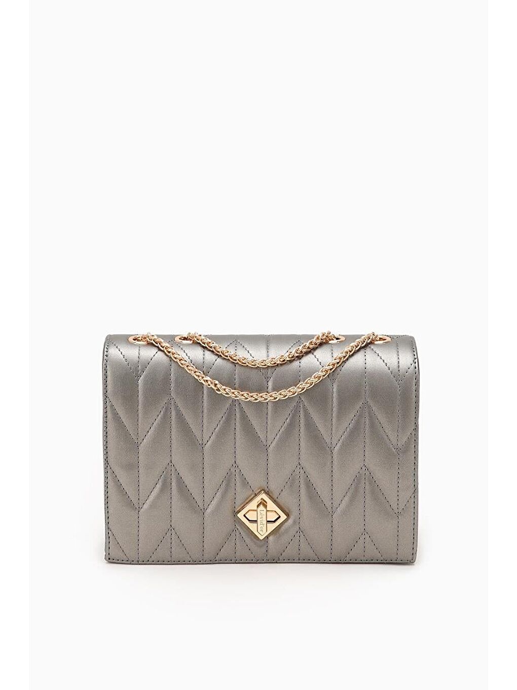 Gri Platin Kadın Omuz Çantası 930075