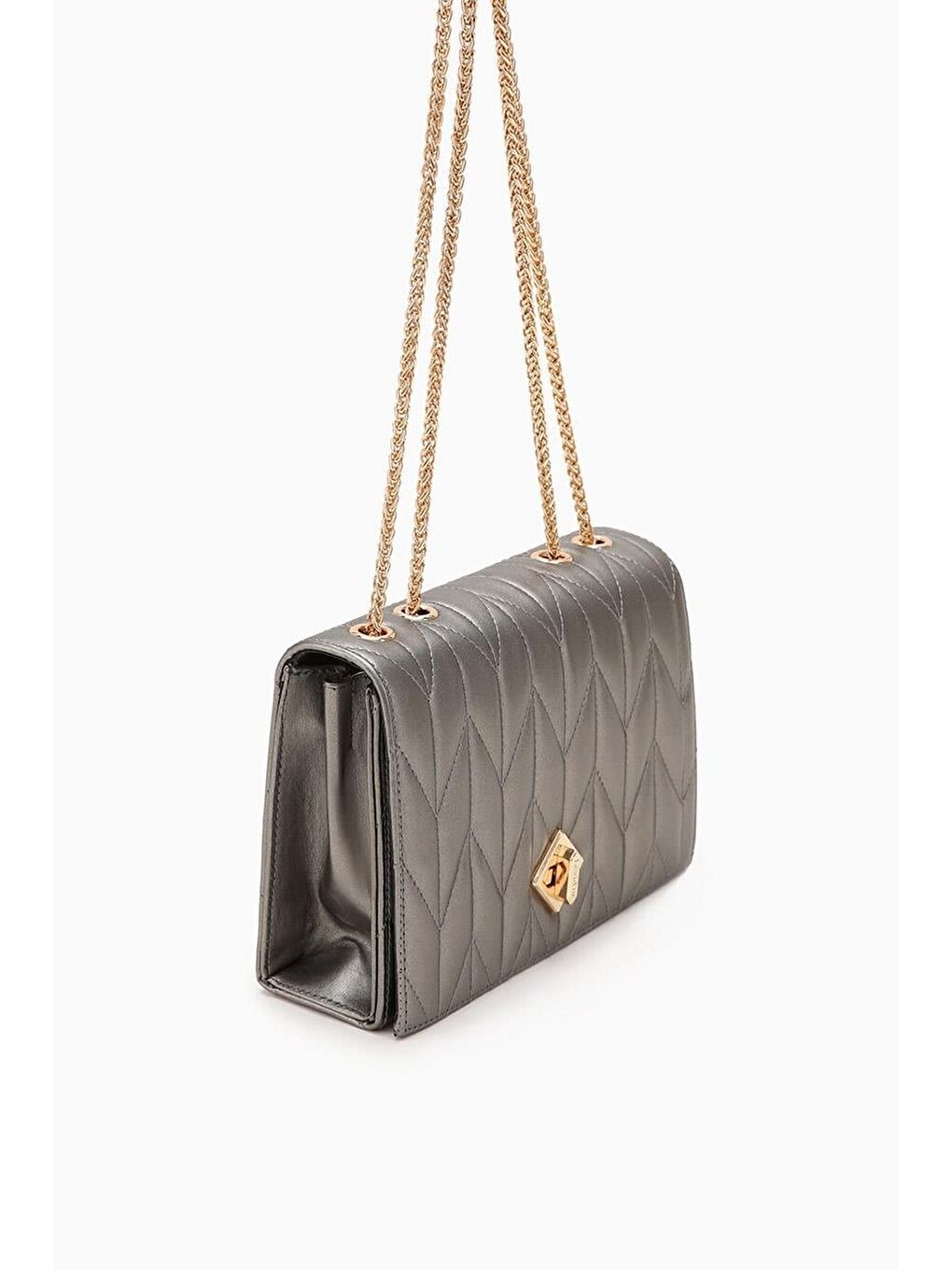 Gri Platin Kadın Omuz Çantası 930075-1