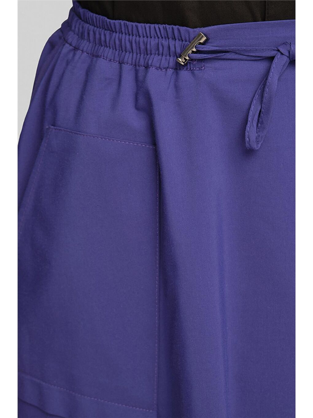 Lacivert Stoperli Pamuk Etek 24Y1630 Morcivert-4