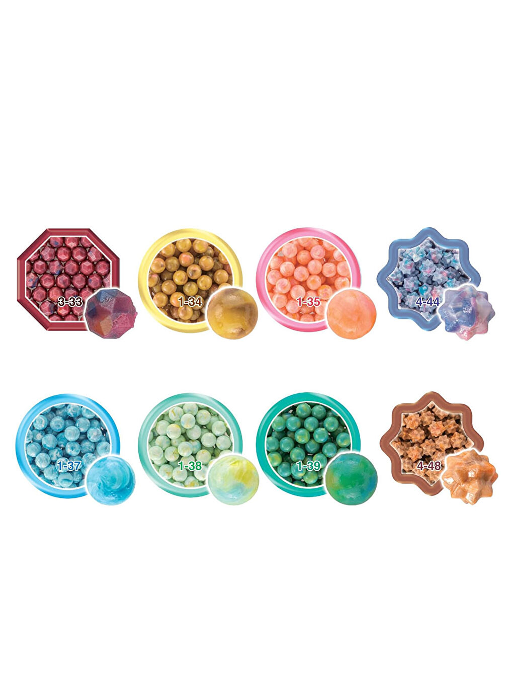 Suluboya Renkleri Boncuk Pakedi 35089-4