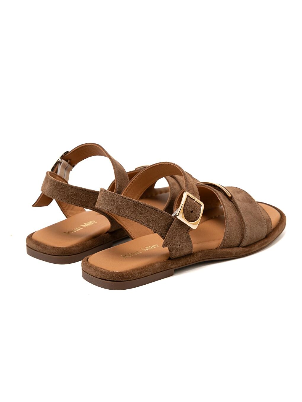 Kahverengi Kadın Sandalet RC-25Y-001-R29624 Tütün Süet-3