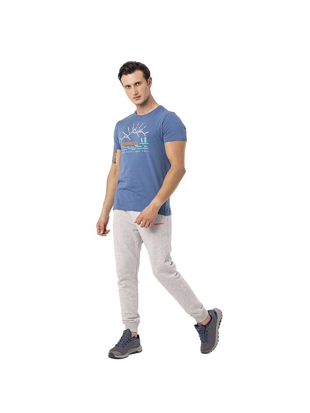 Tobi Erkek Mavi Tişört-2