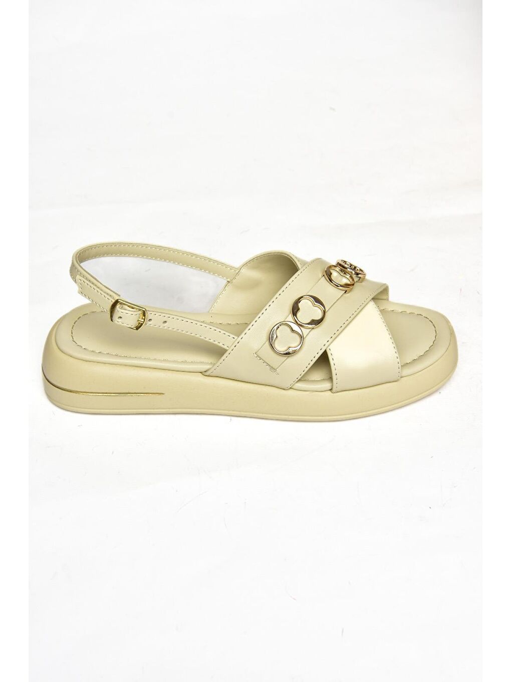 S5181058 Bej Kadın Sandalet