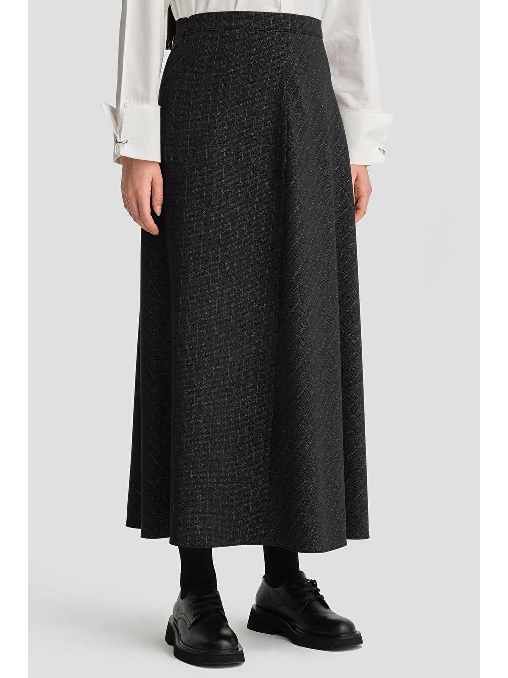 Simli Dokulu Etek 24K1721 Siyah-4