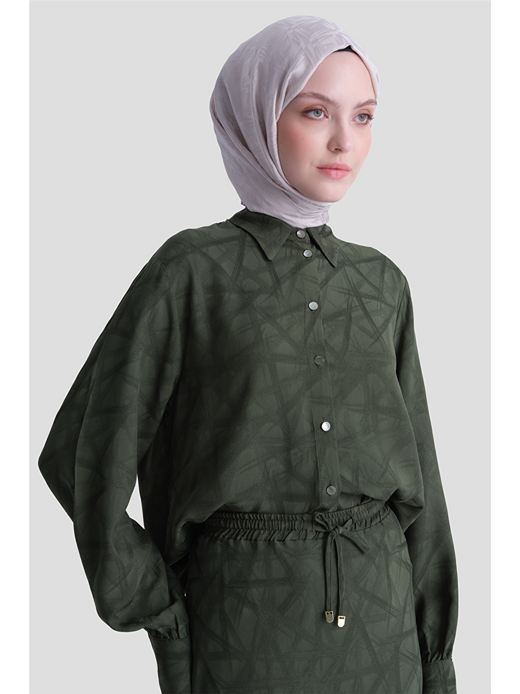 Desen Dokulu Takım Yeşil-3