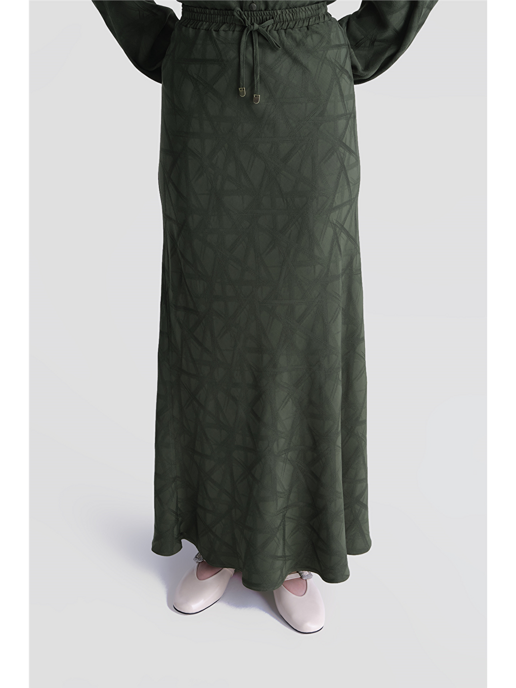 Desen Dokulu Takım Yeşil-5