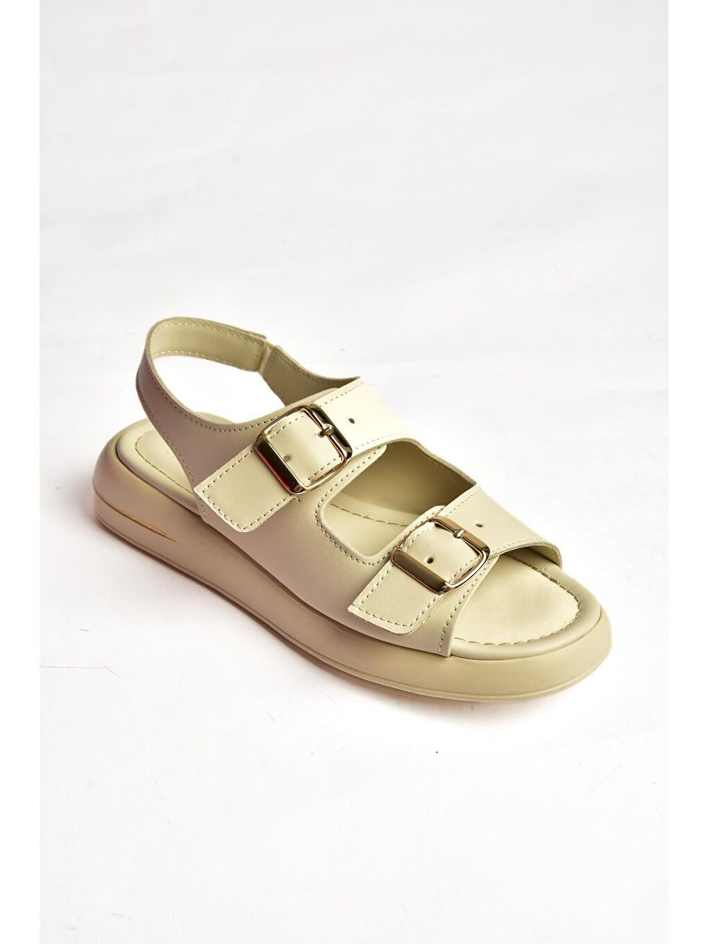 S5181083 Bej Kadın Sandalet-1