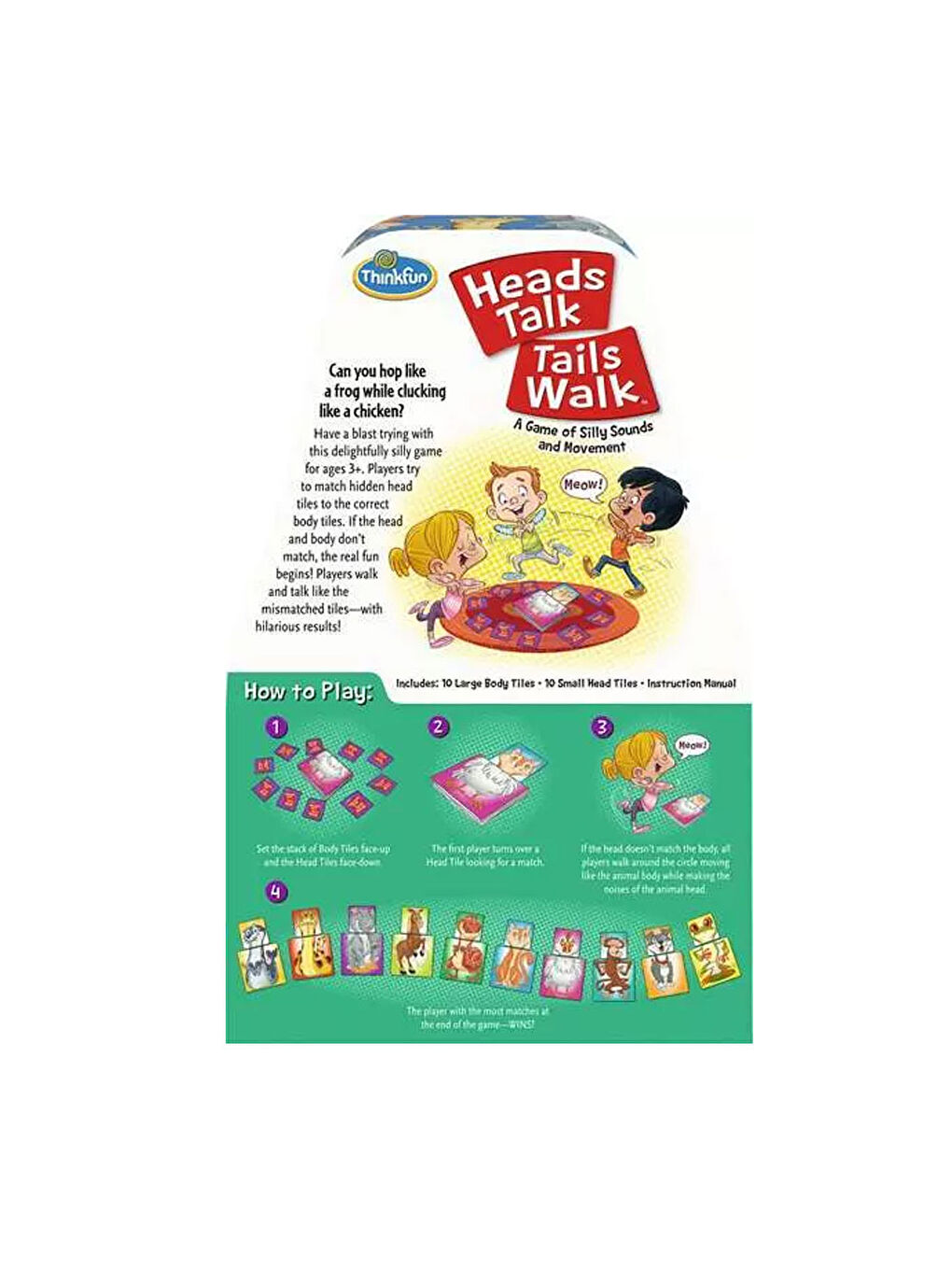 Thinkfun Heads Talk Tails Walk 1860-3