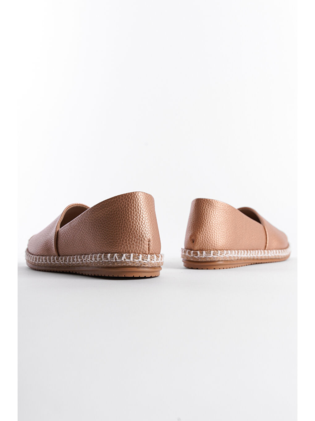 Capone Outfitters Pembe Pasarella Cilt Kadın Espadril - 2