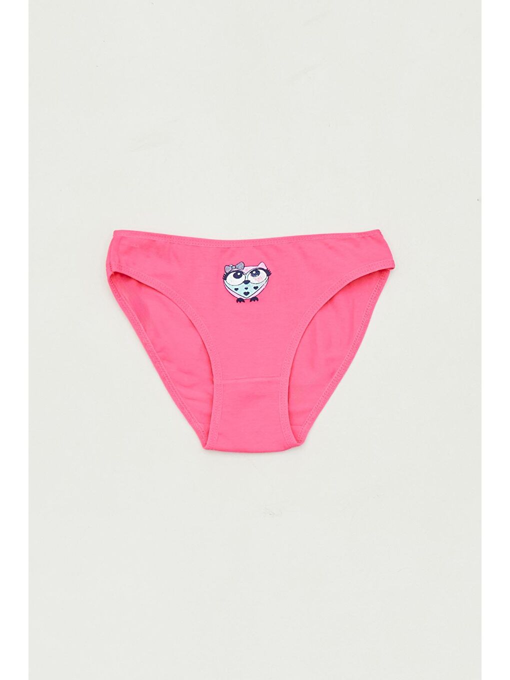 Pembe Baskılı Kız Çocuk Külot-1