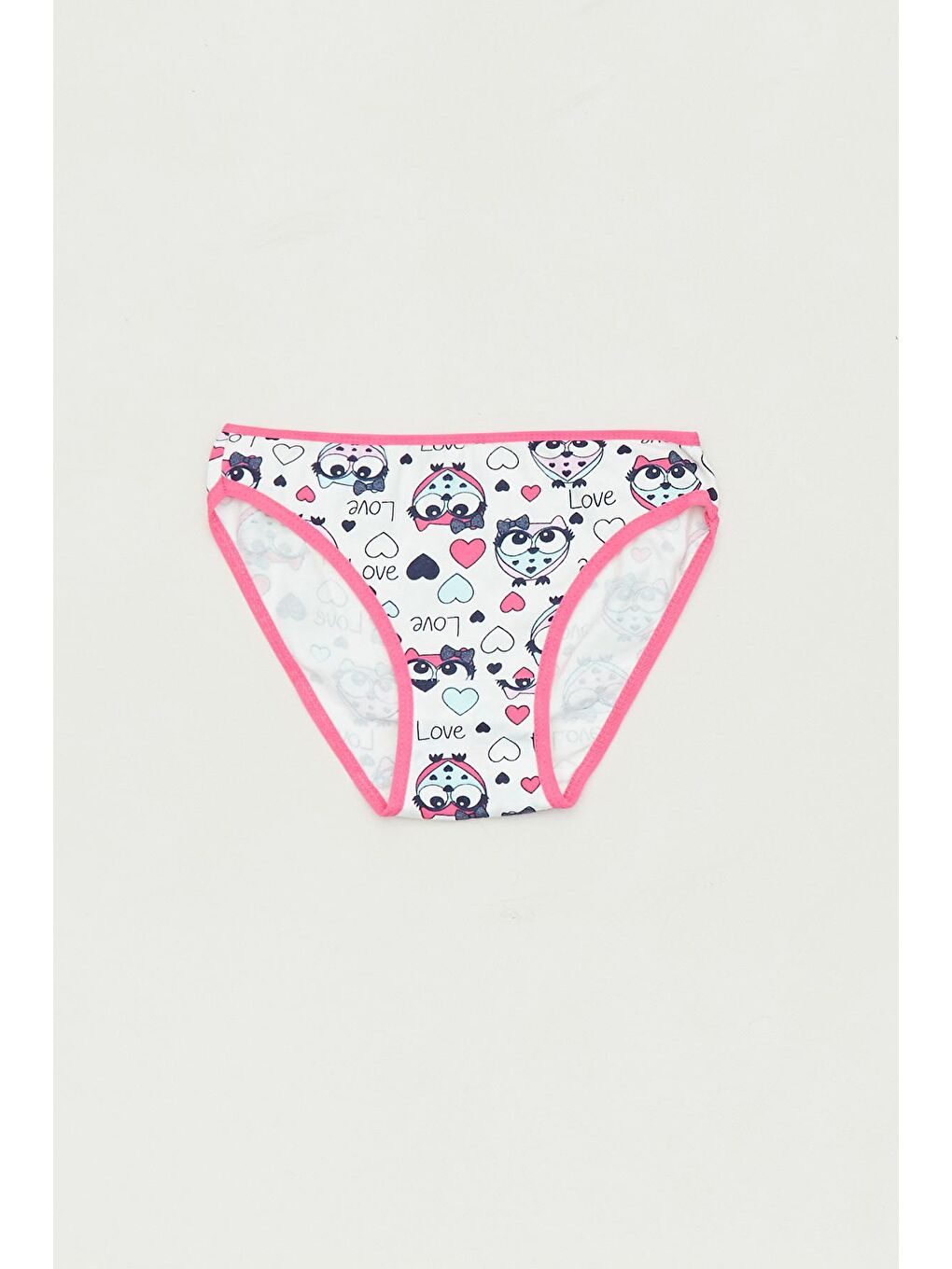 Pembe Baskılı Kız Çocuk Külot-2