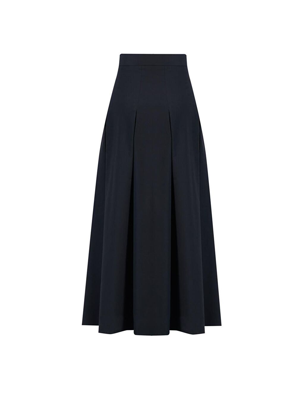 Pileli Pamuk Etek 24K1705 Siyah-6