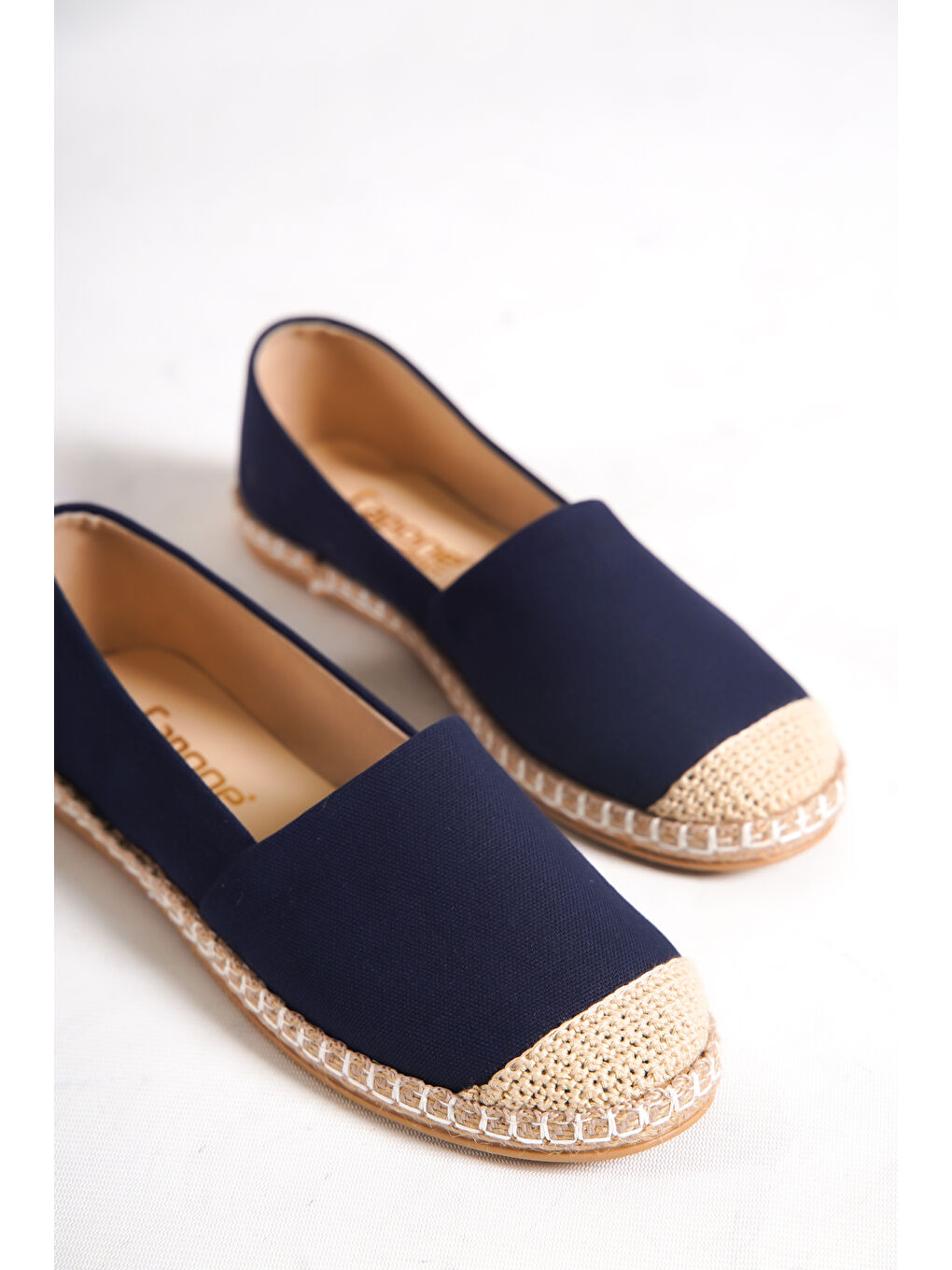 Capone Outfitters Lacivert Pasarella Keten Kadın Espadril