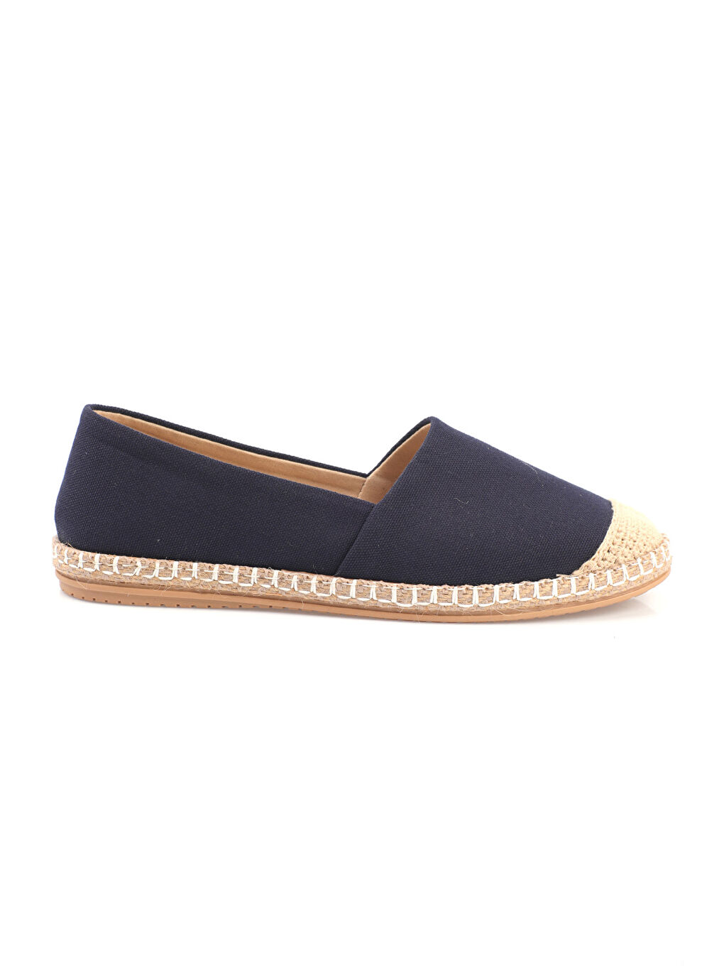 Capone Outfitters Lacivert Pasarella Keten Kadın Espadril - 2