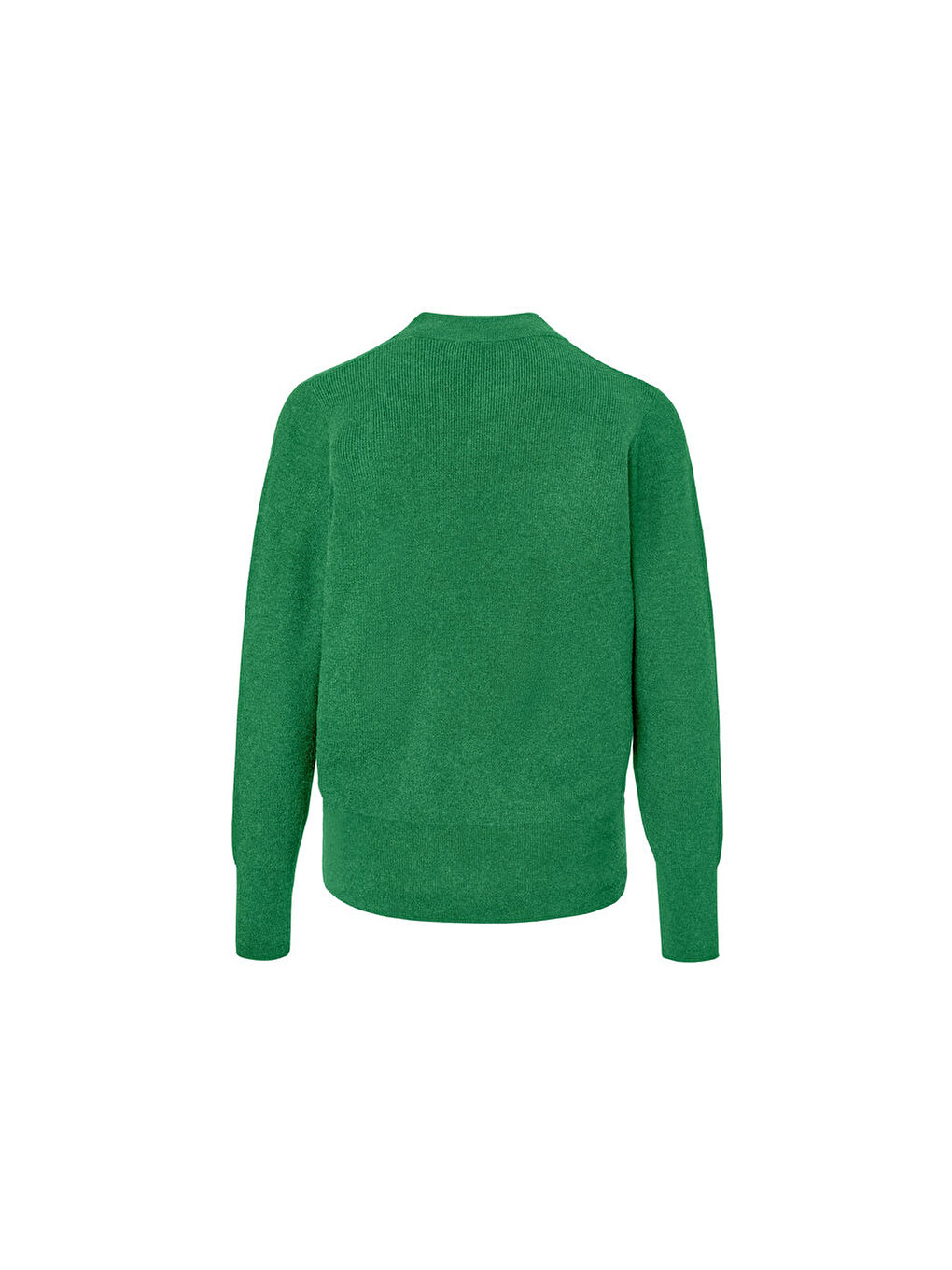 Kadın İnce Örgülü Kazak, Viskoz, Yeşil-2