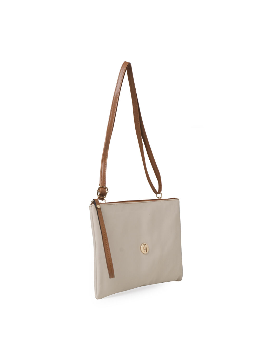 Kahverengi Kadın El Omuz Çantası TH-YK1035 Krem-Taba-1