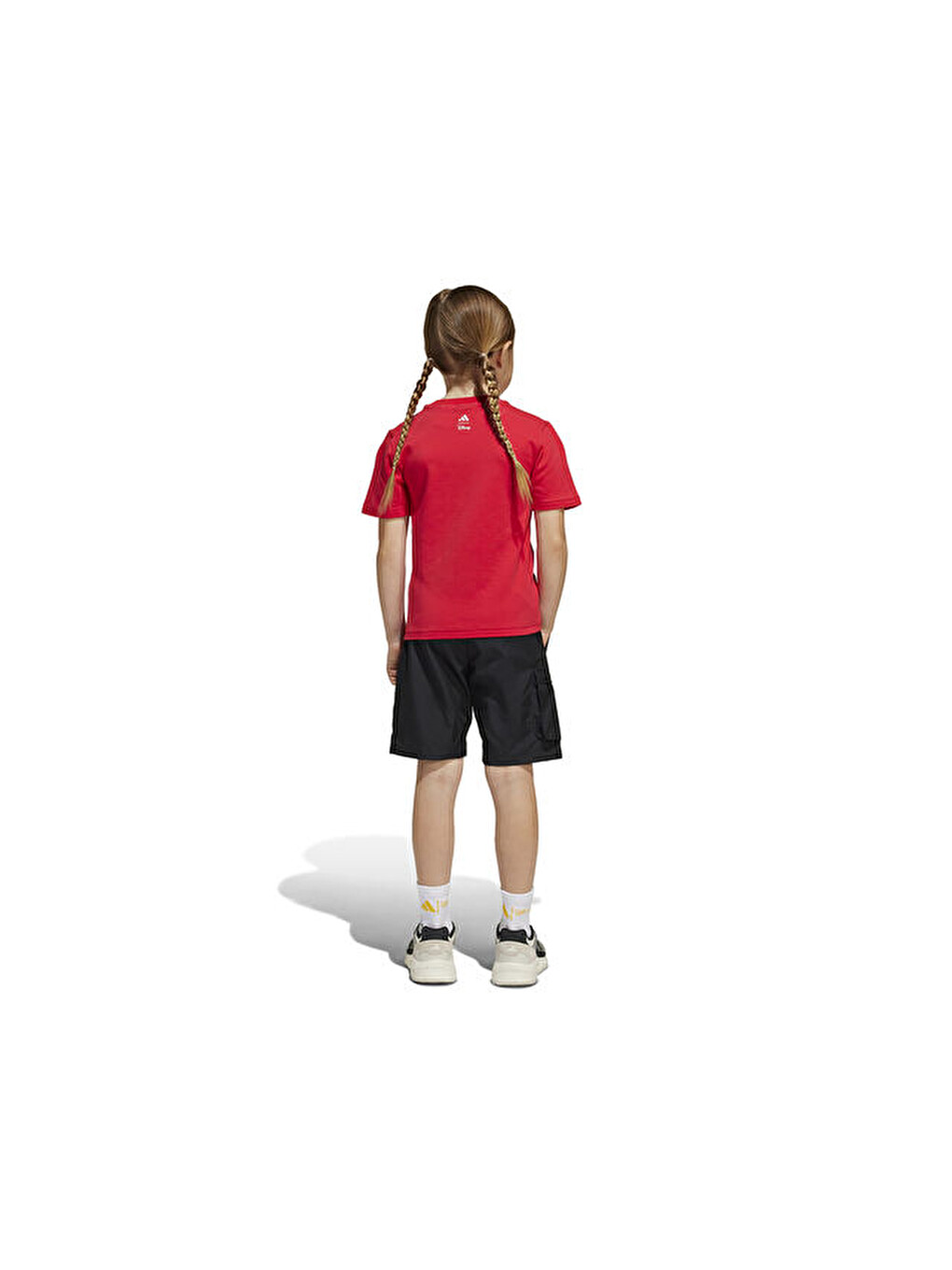 Lk Dy Mm T Set Çocuk Günlük Şortlu Takım Jf3639 Kırmızı-4