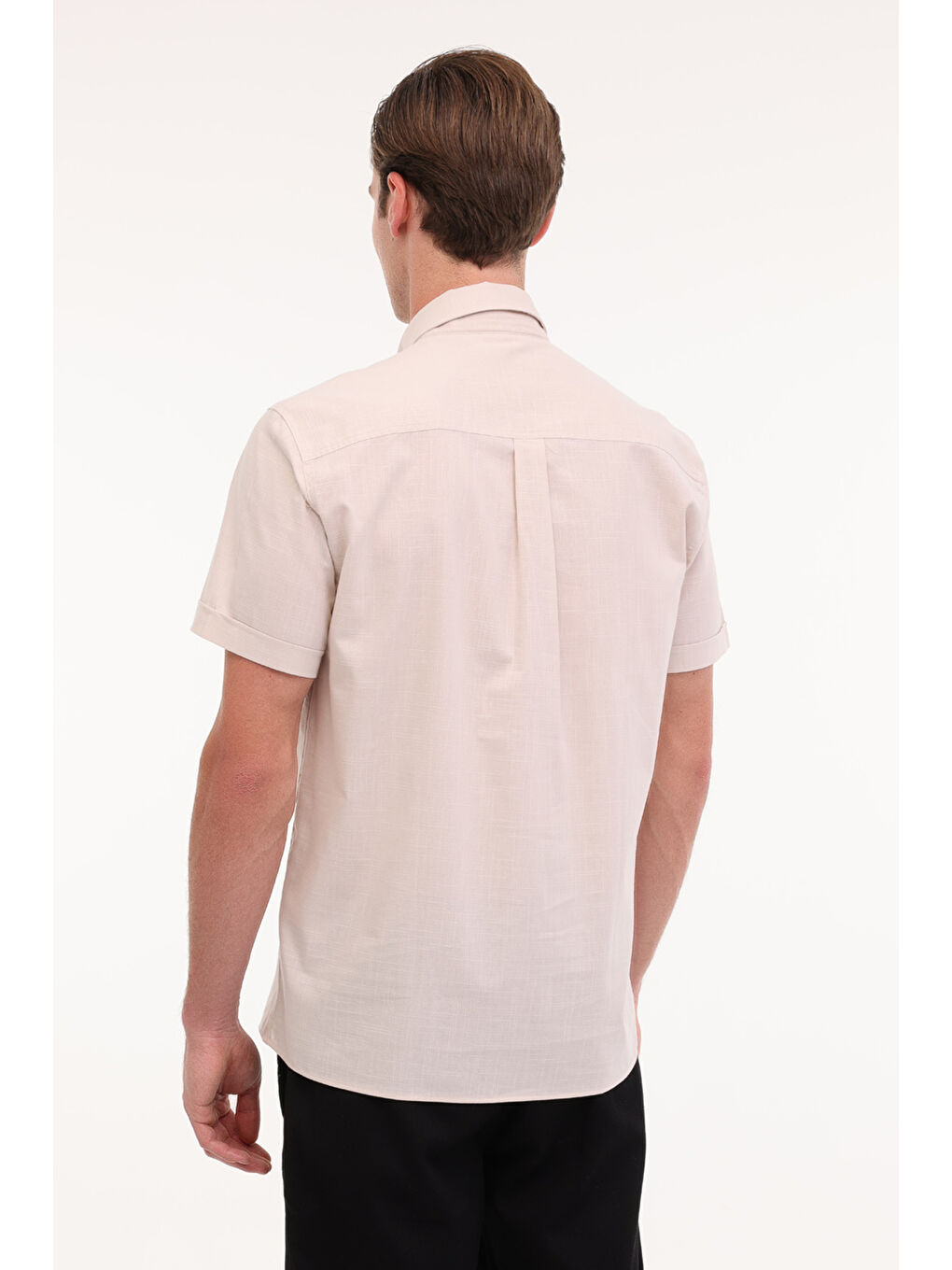 ELFYGL025Y Gri Erkek Gömlek-1